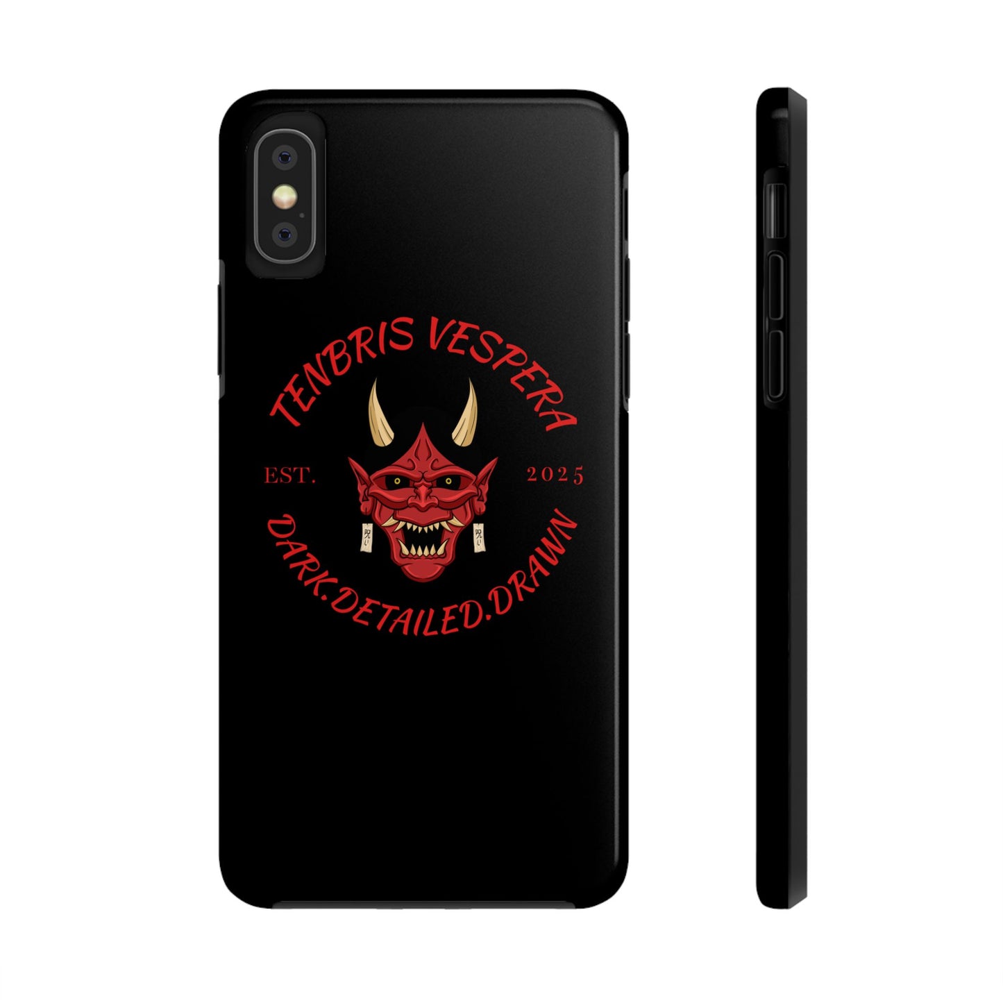 Red Oni Tough Phone Case