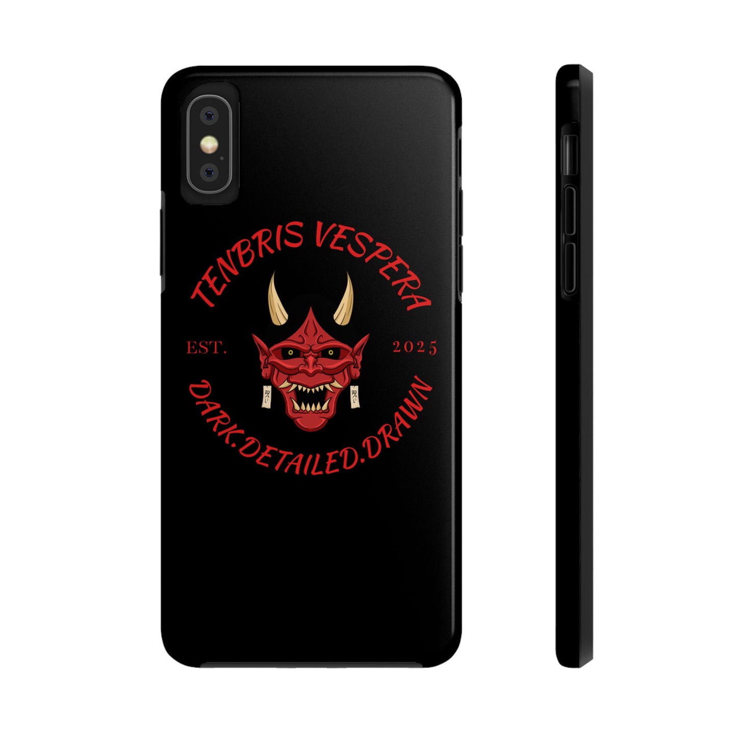 Red Oni Tough Phone Case