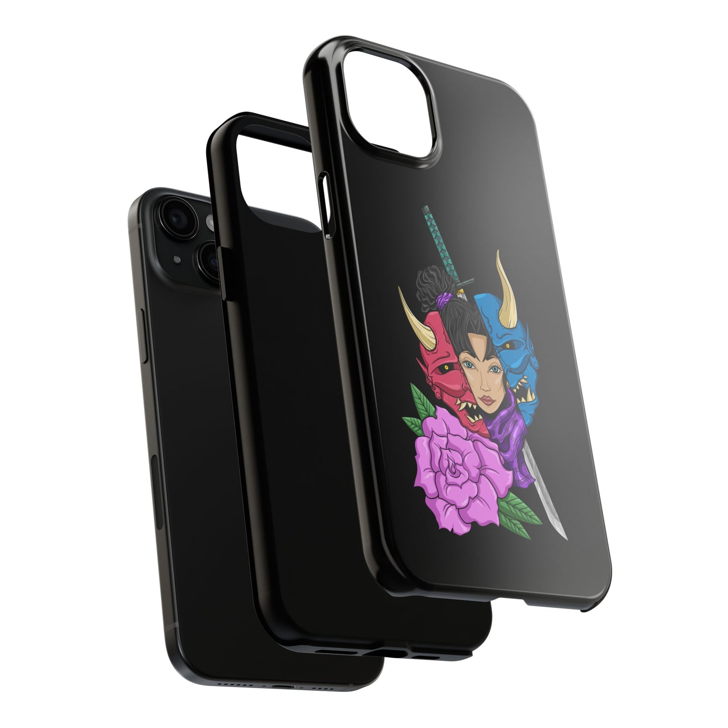 Girl Behind The Mask Tough Phone Case
