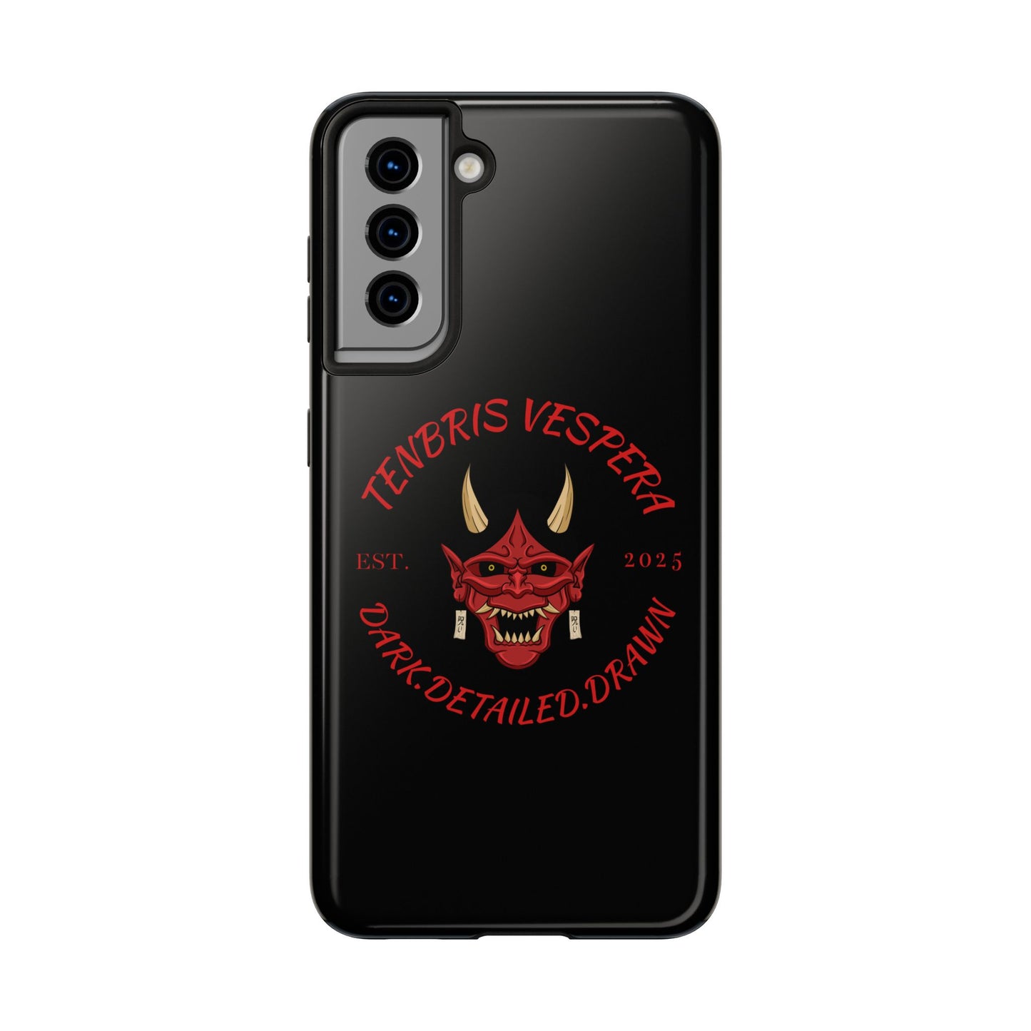 Red Oni Tough Phone Case Samsung Galaxy S21