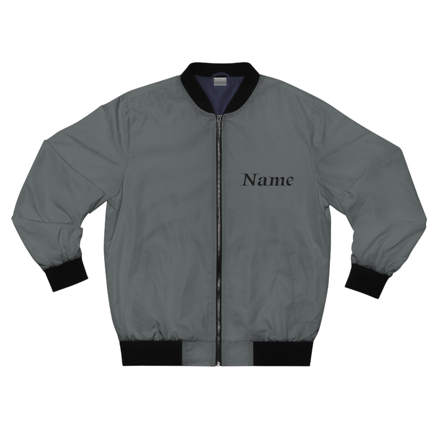 Echoes of Excellence Grey Men’s Bomber Jacket 5XL