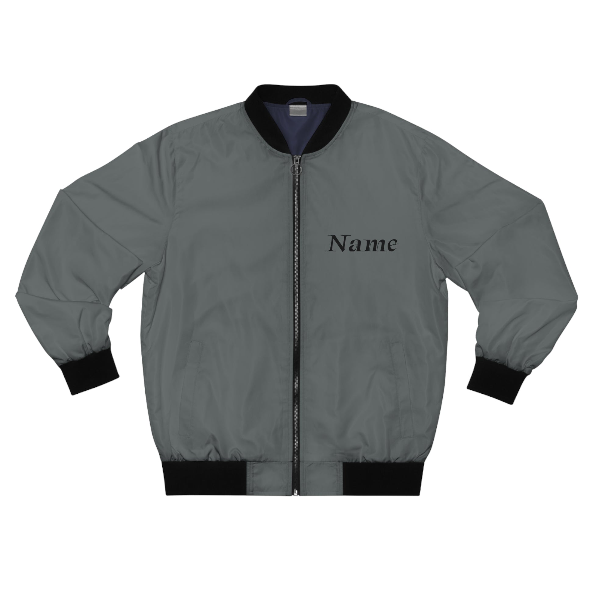 Echoes of Excellence Grey Men’s Bomber Jacket 5XL