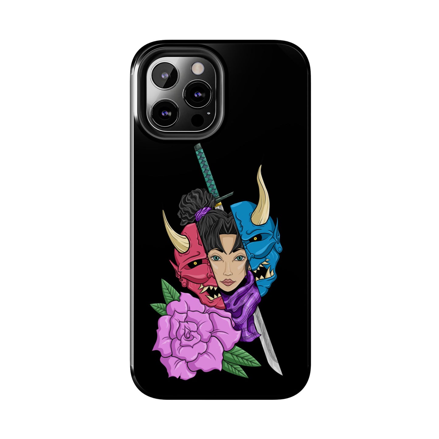 Girl Behind The Mask Tough Phone Case