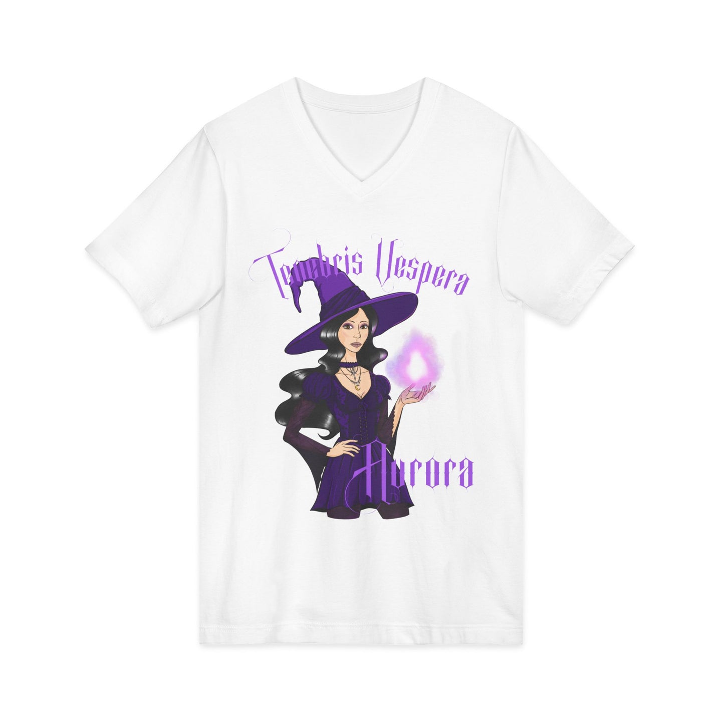 Witch Aurora Unisex V-Neck Shirt