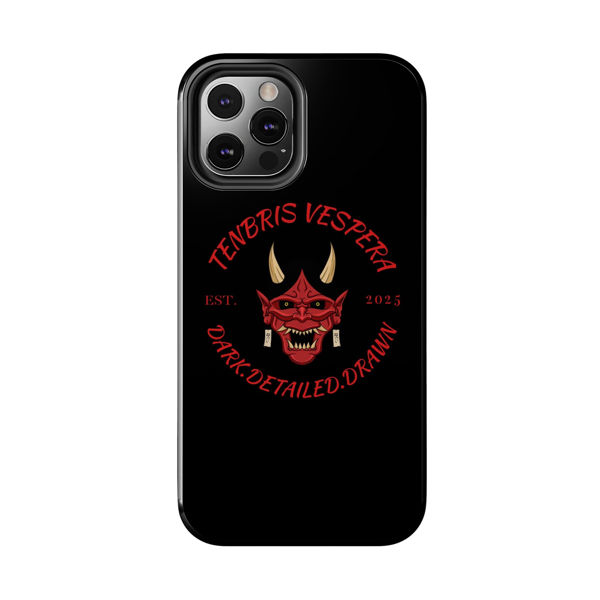 Red Oni Tough Phone Case