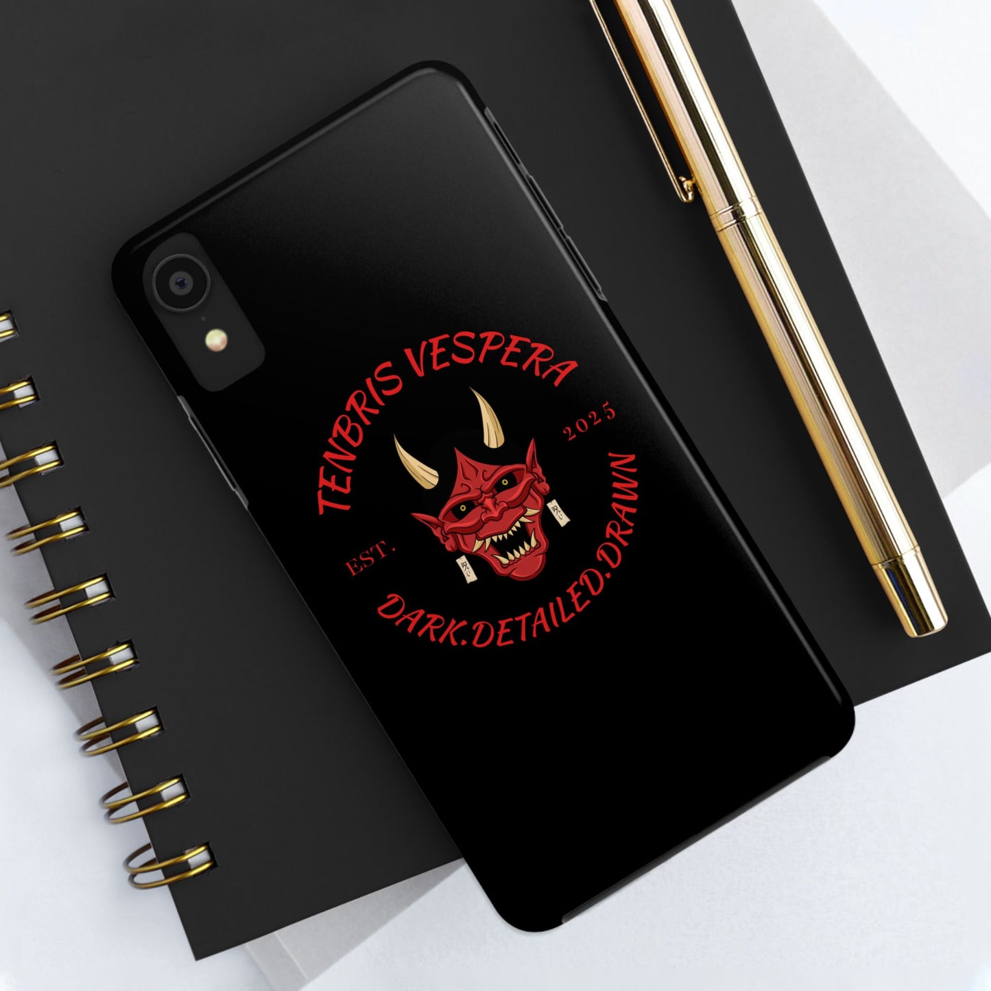 Red Oni Tough Phone Case