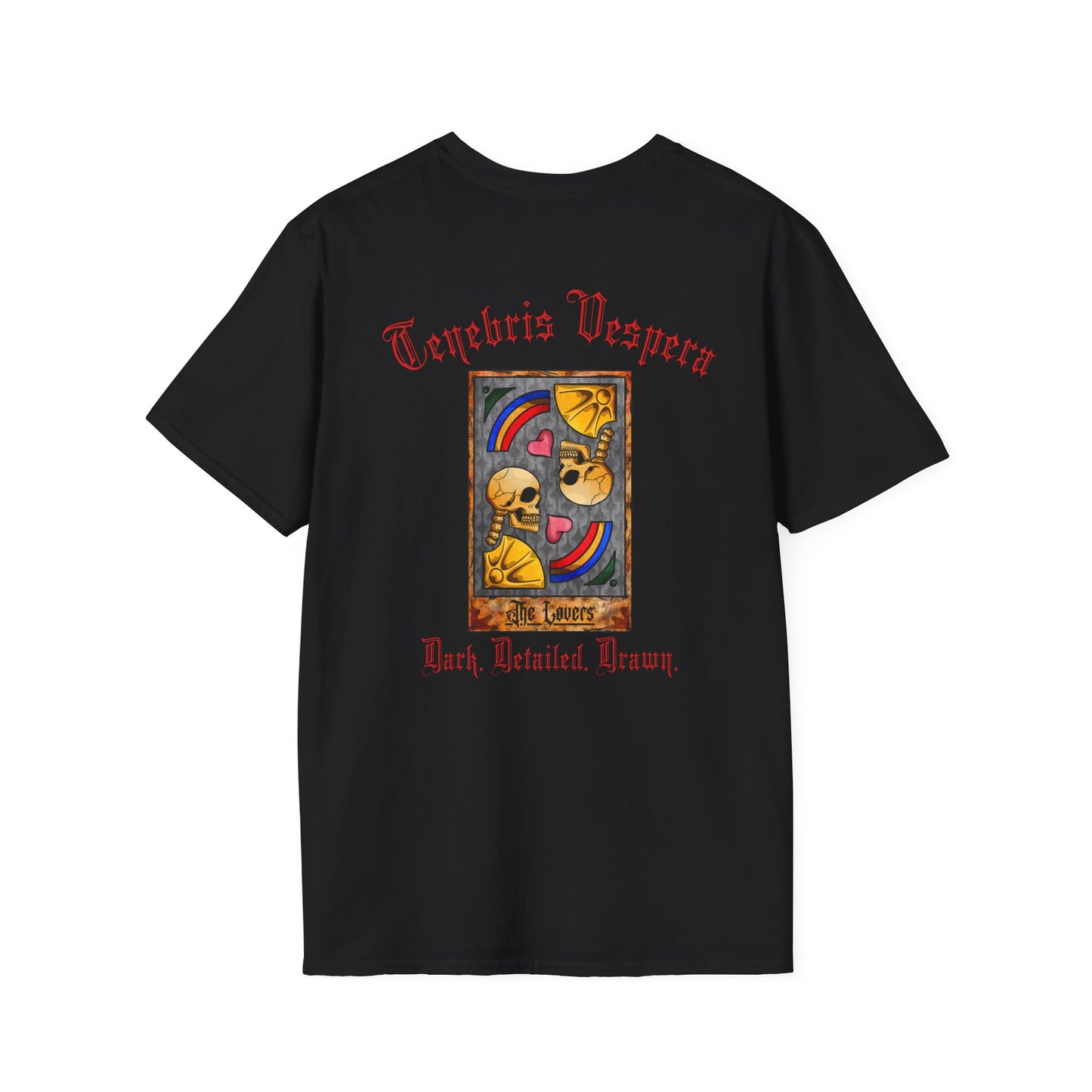 The Lovers Tarot Black