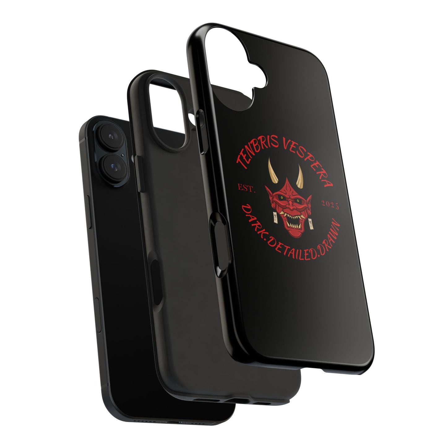 Red Oni Tough Phone Case