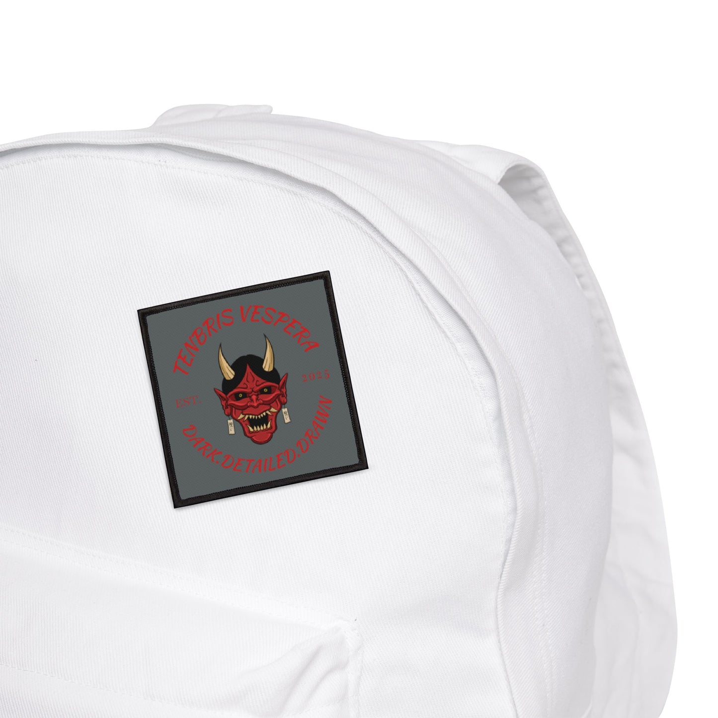 Red Oni Iron On Patch