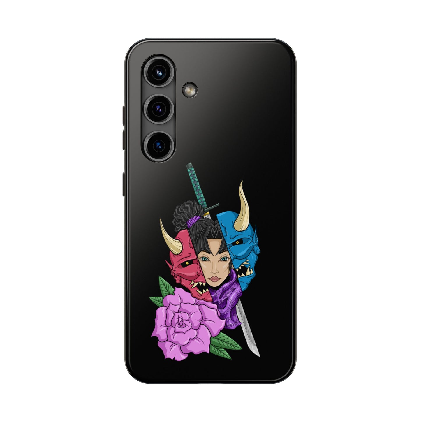 Girl Behind The Mask Tough Phone Case Samsung Galaxy S24