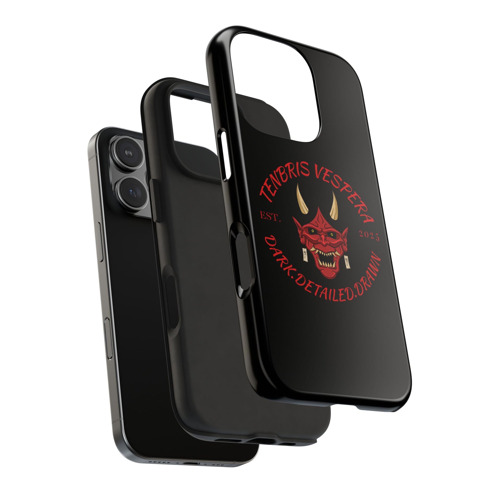 Red Oni Tough Phone Case