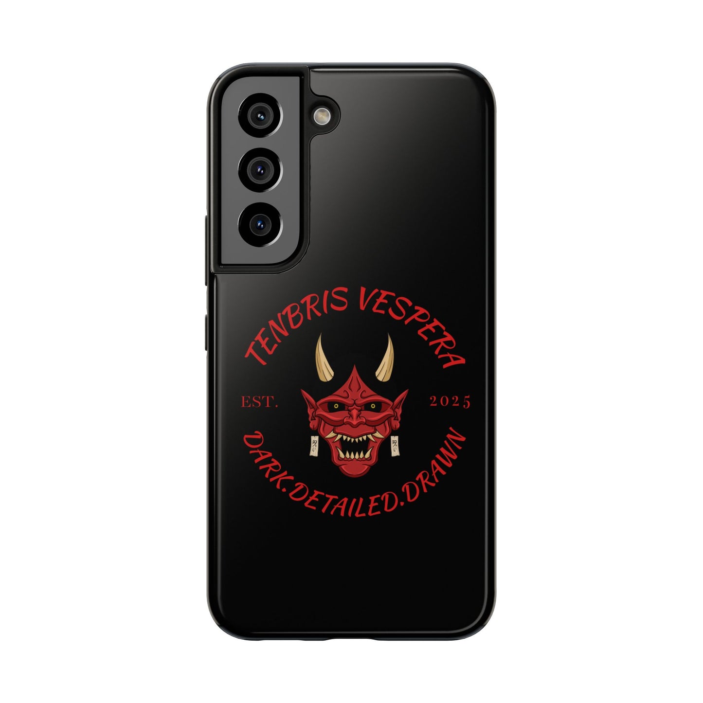 Red Oni Tough Phone Case Samsung Galaxy S22