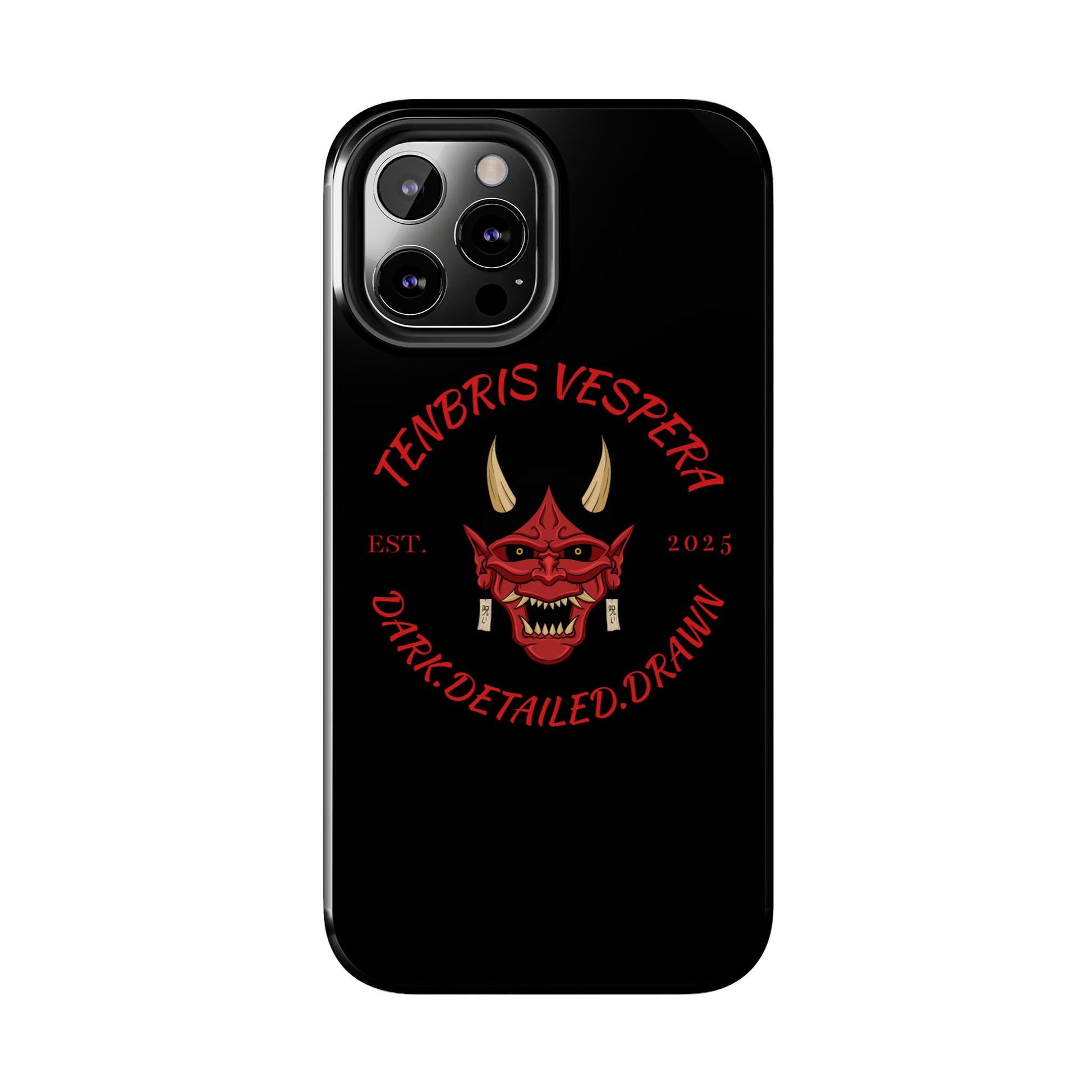 Red Oni Tough Phone Case