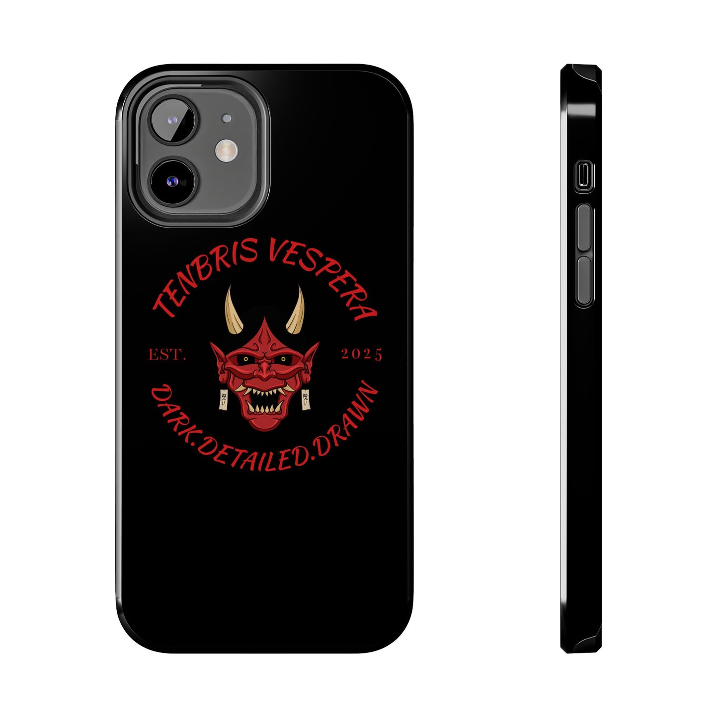 Red Oni Tough Phone Case