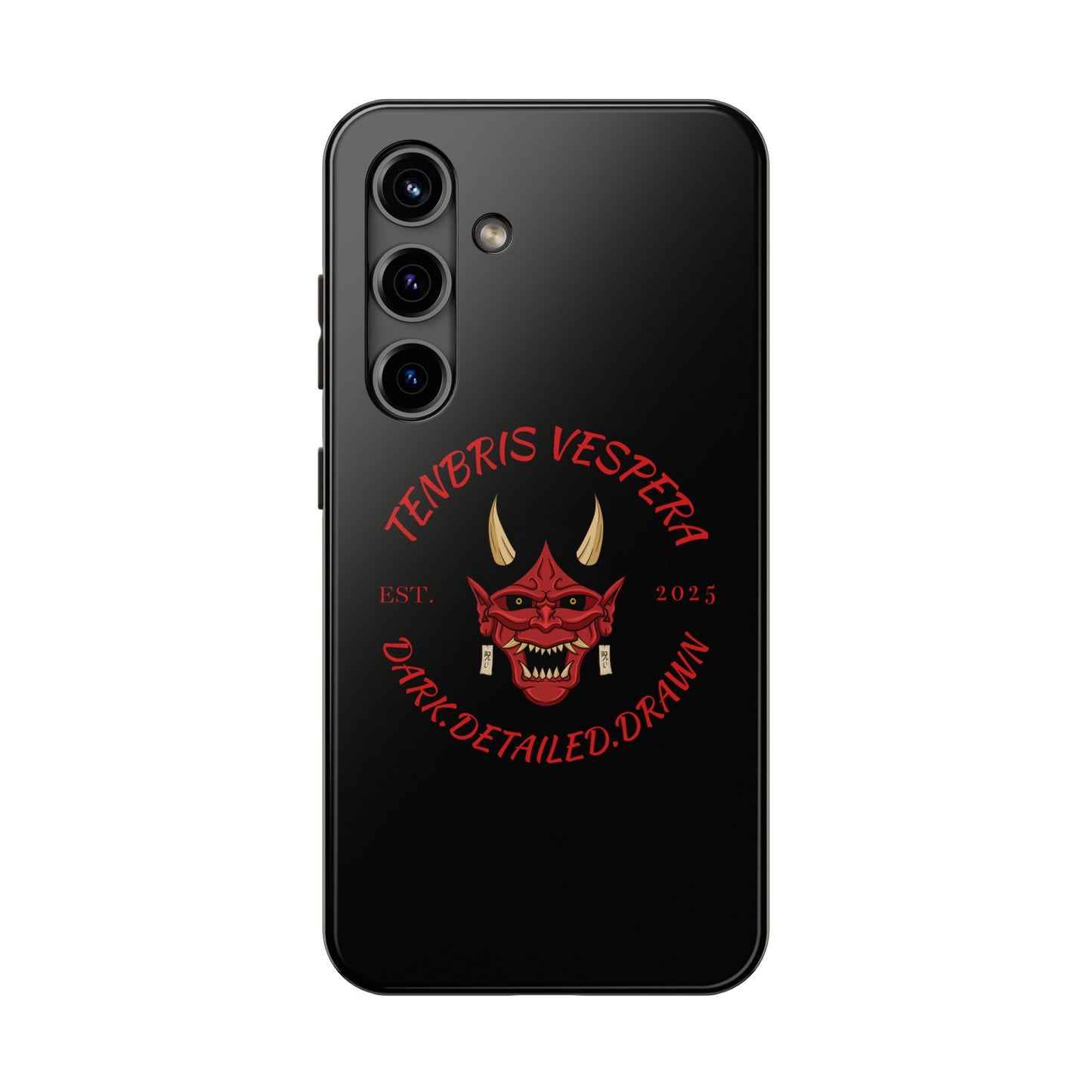 Red Oni Tough Phone Case Samsung Galaxy S24