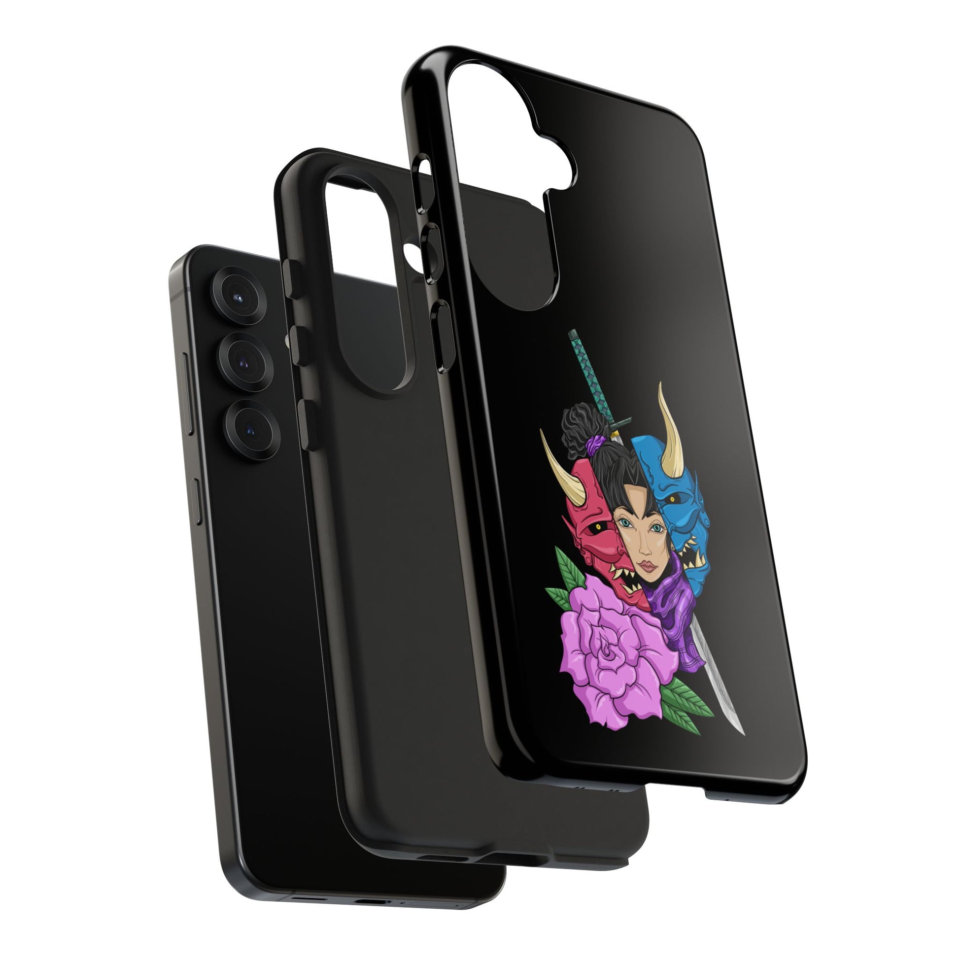 Girl Behind The Mask Tough Phone Case