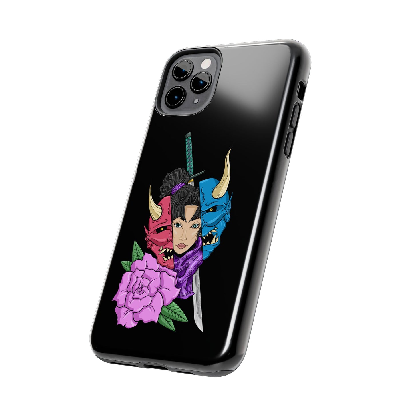 Girl Behind The Mask Tough Phone Case