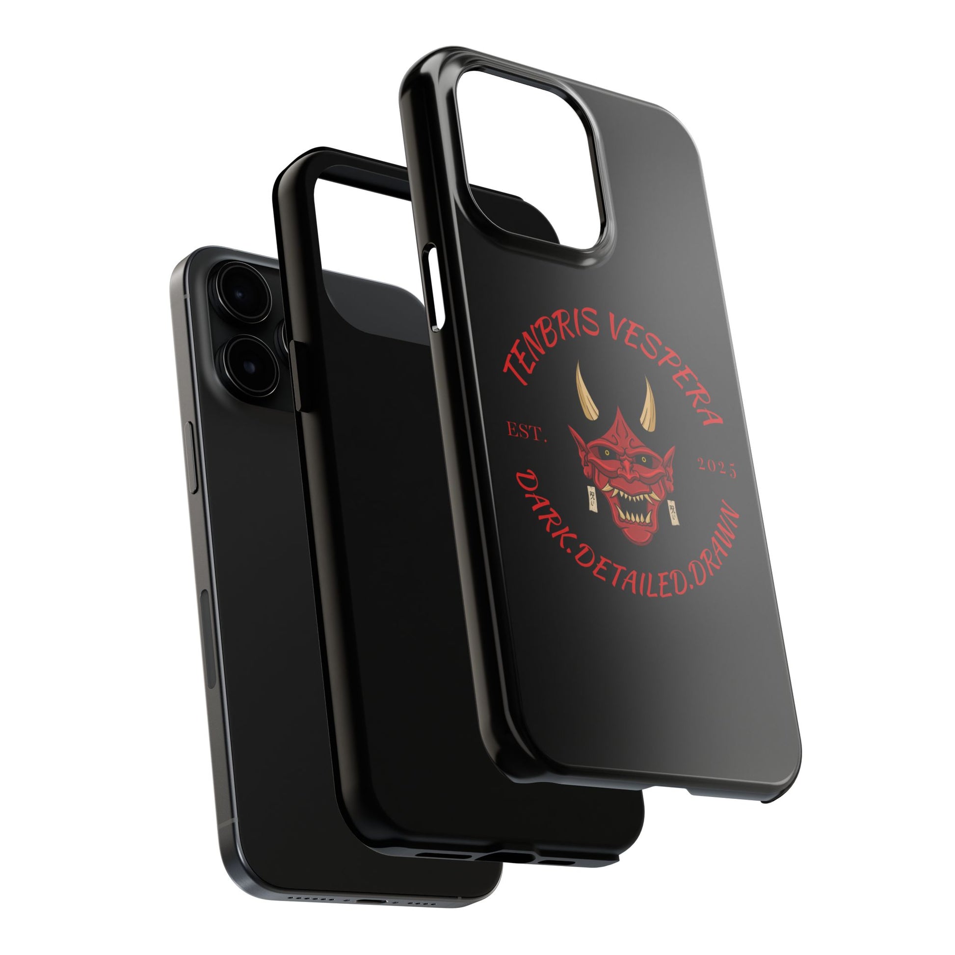 Red Oni Tough Phone Case