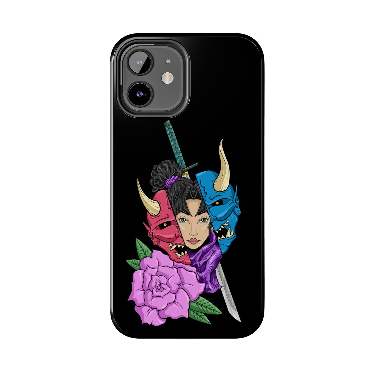 Girl Behind The Mask Tough Phone Case