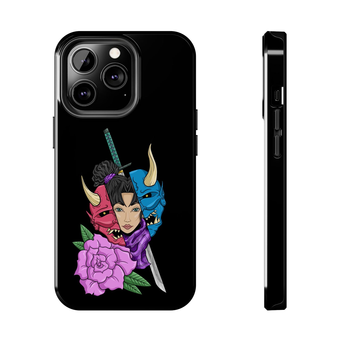 Girl Behind The Mask Tough Phone Case