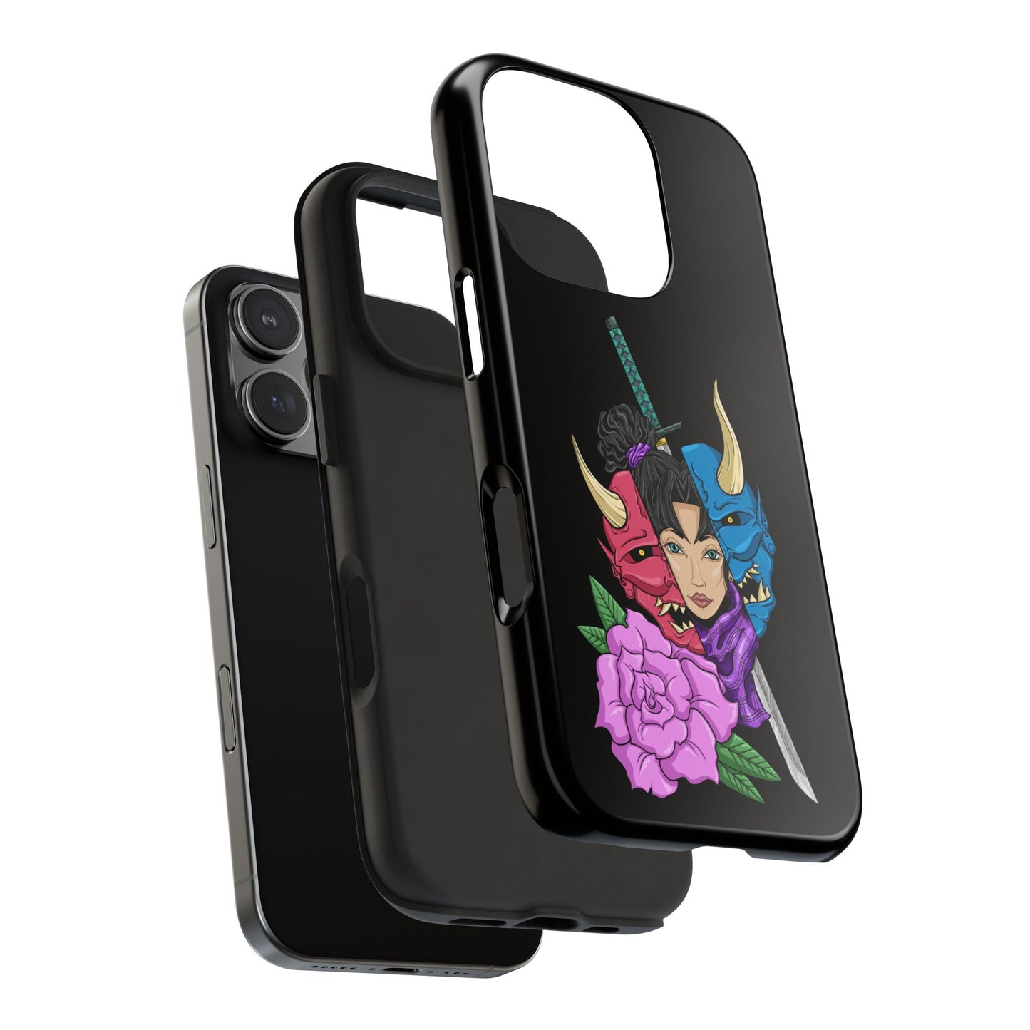 Girl Behind The Mask Tough Phone Case