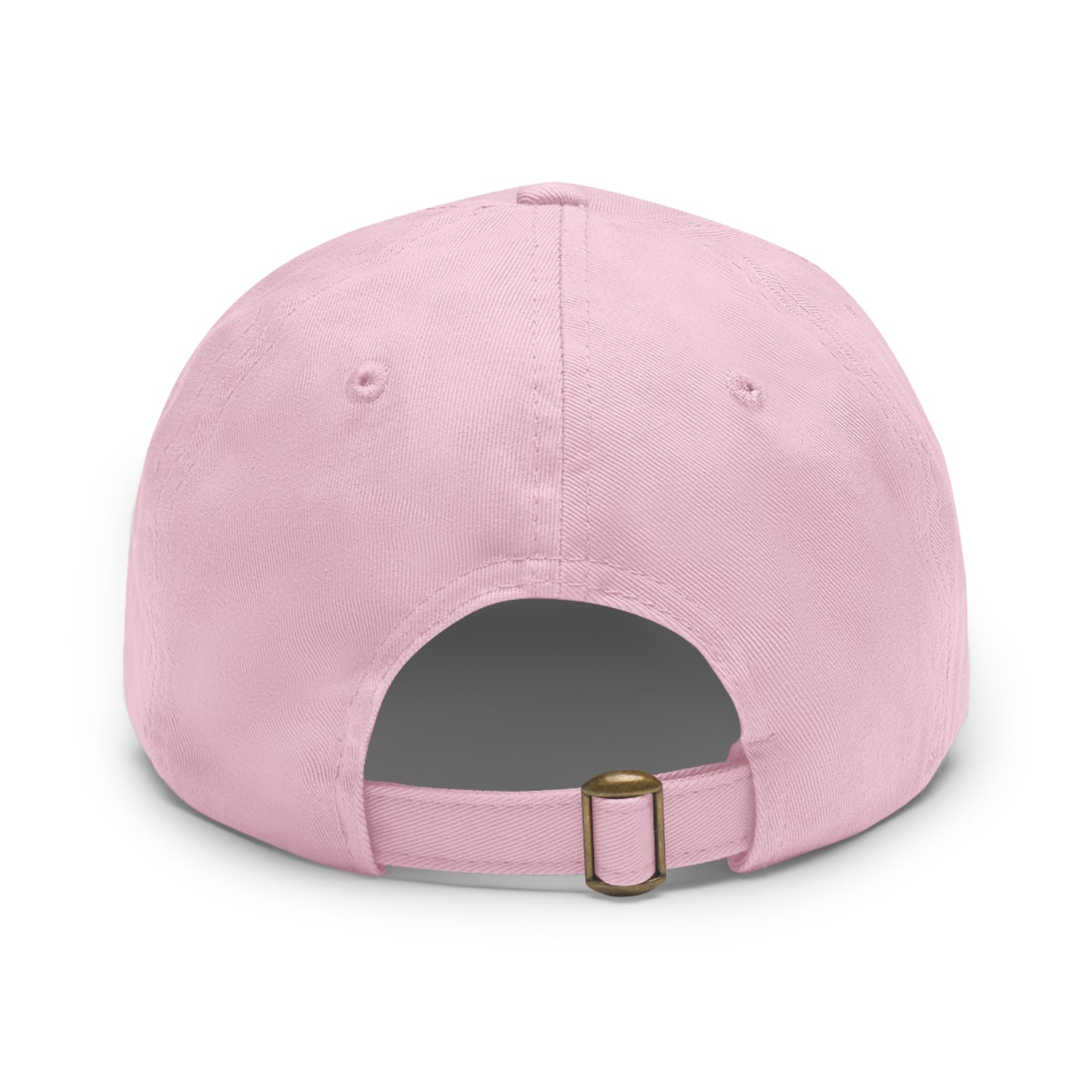 Red Oni Leather Patch Dad Hat