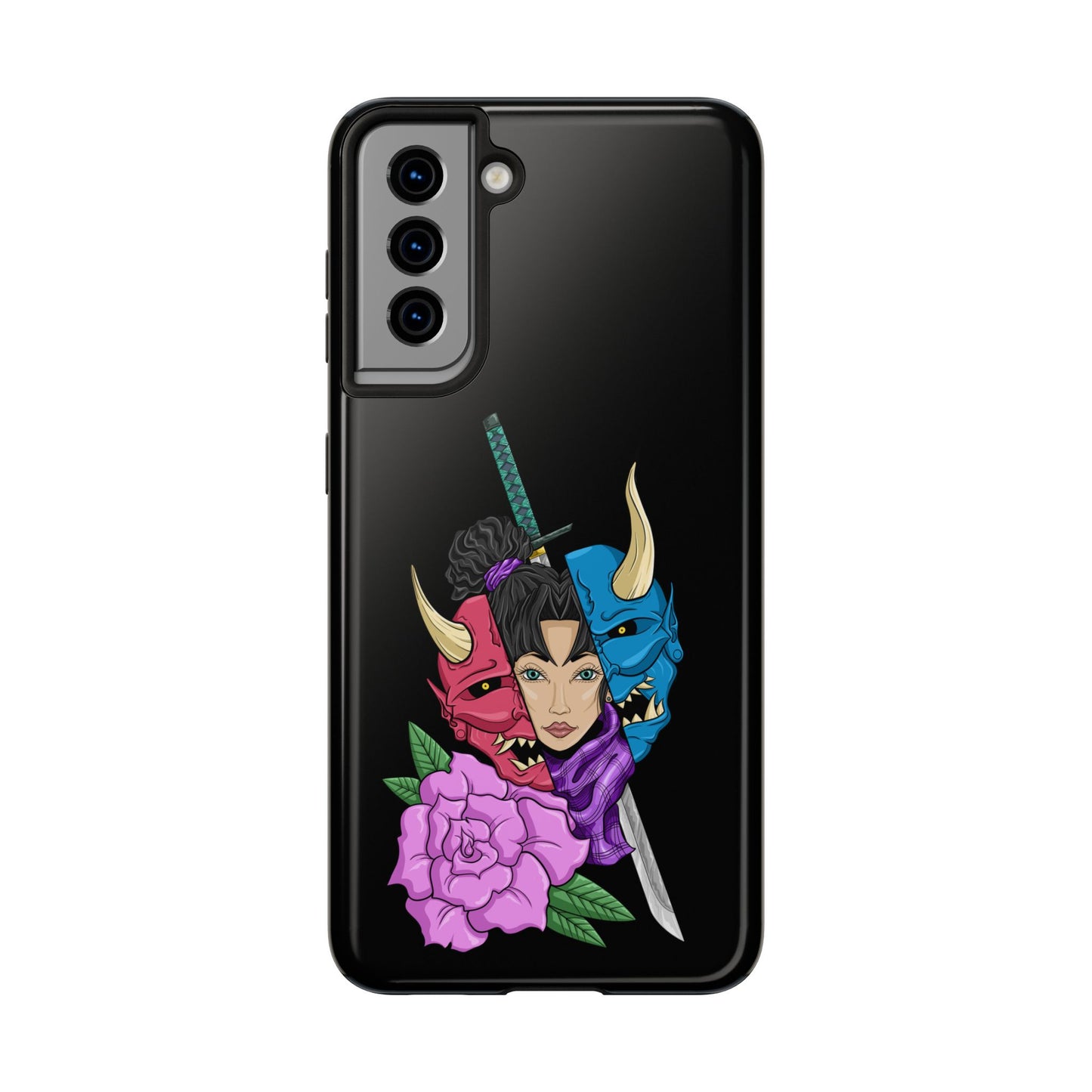 Girl Behind The Mask Tough Phone Case Samsung Galaxy S21