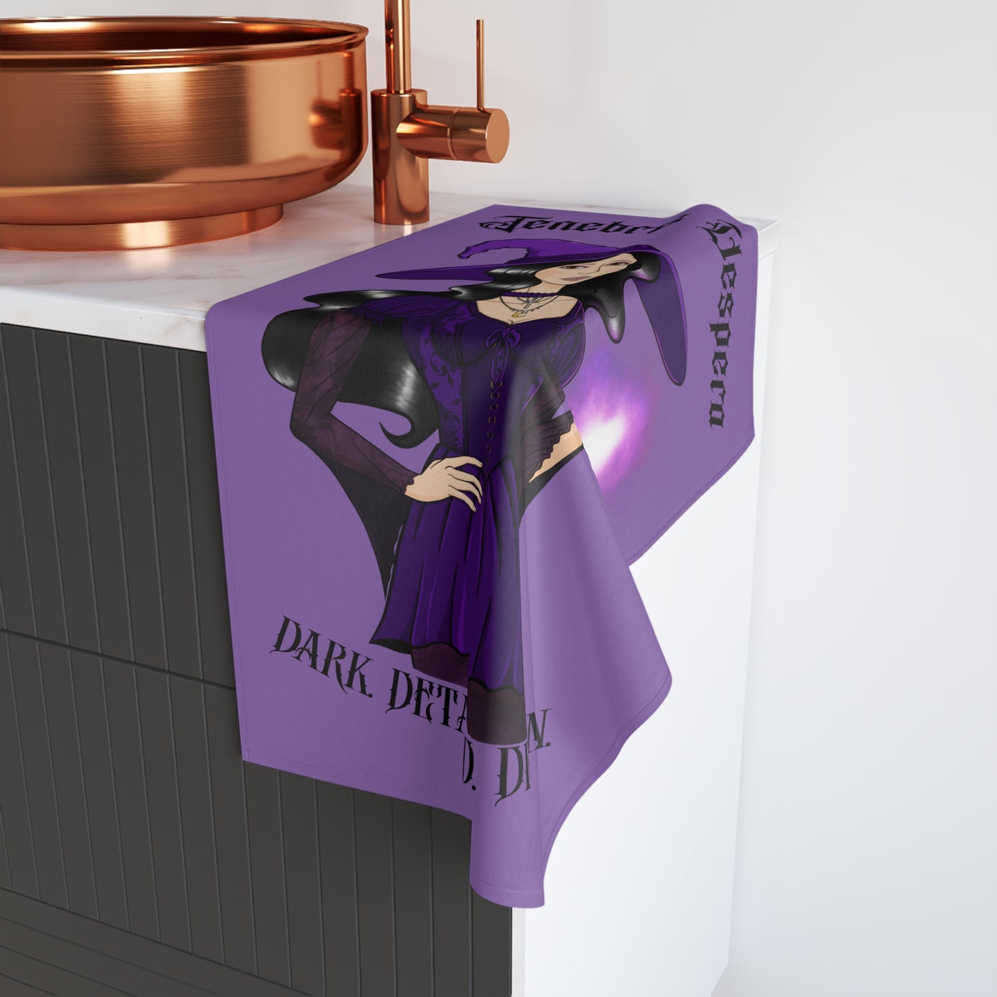 Witch Aurora Hand Towel