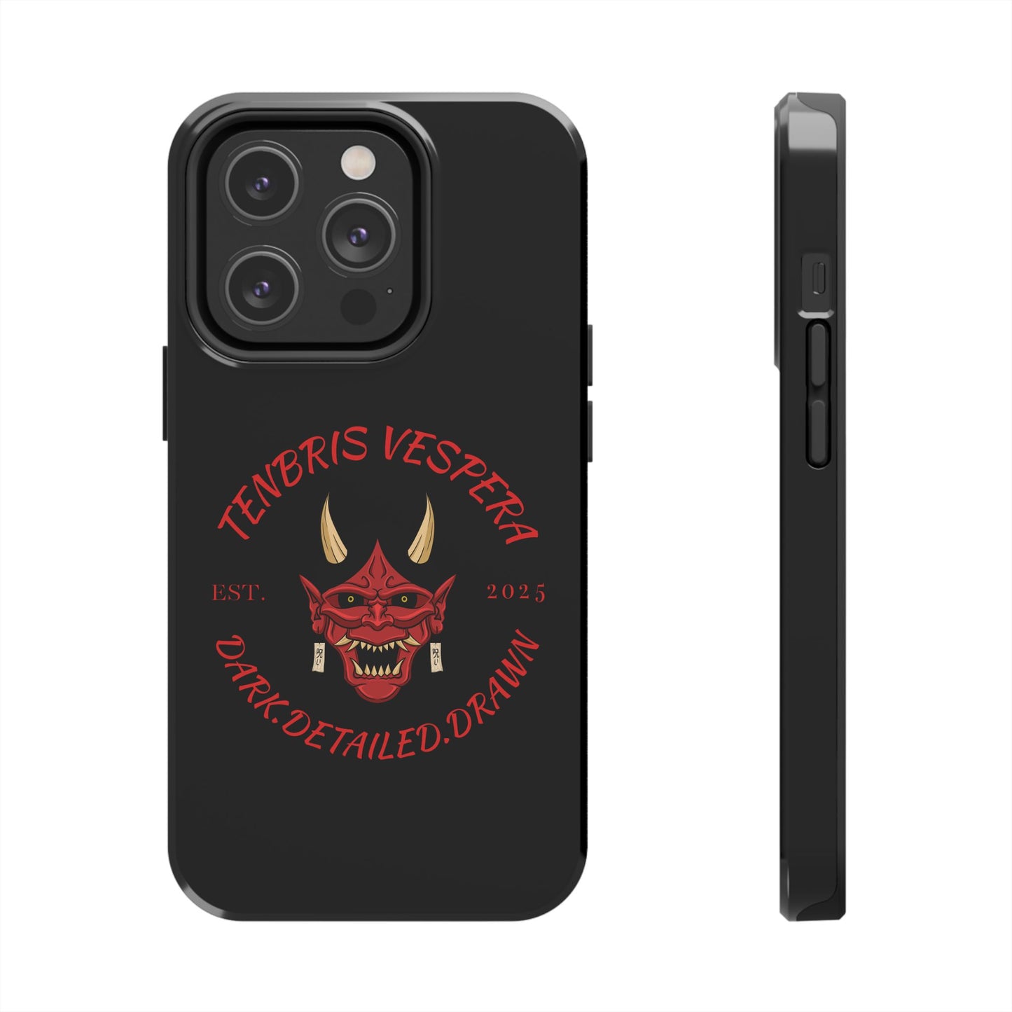 Red Oni Tough Phone Case iPhone 14 Pro