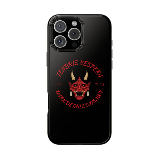 Red Oni Tough Phone Case