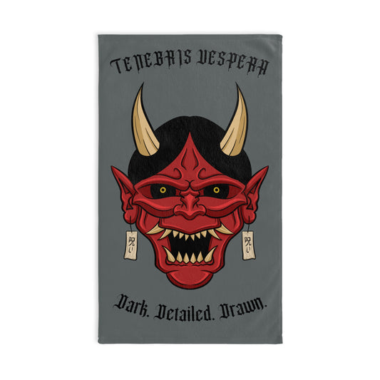 Red Oni Hand Towel