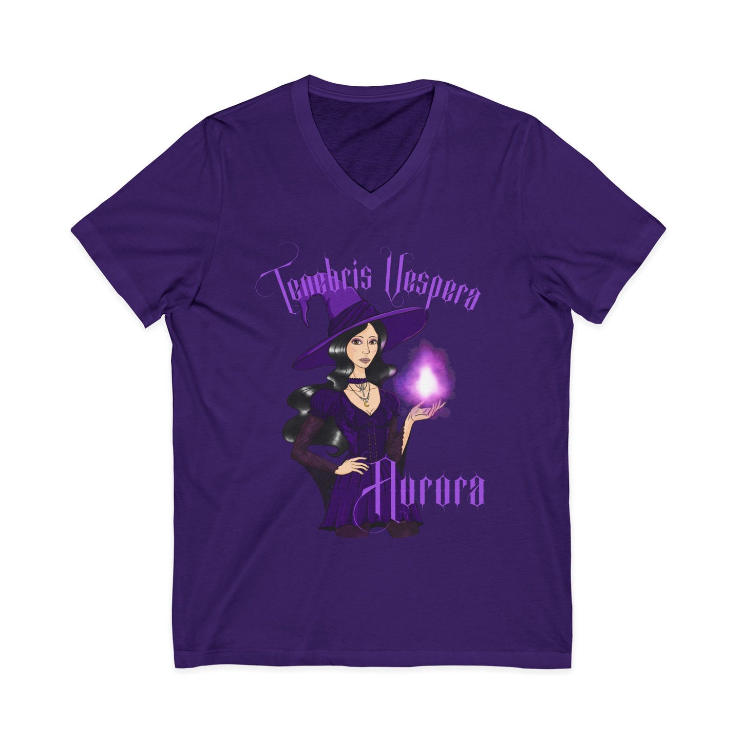 Witch Aurora Unisex V-Neck Shirt