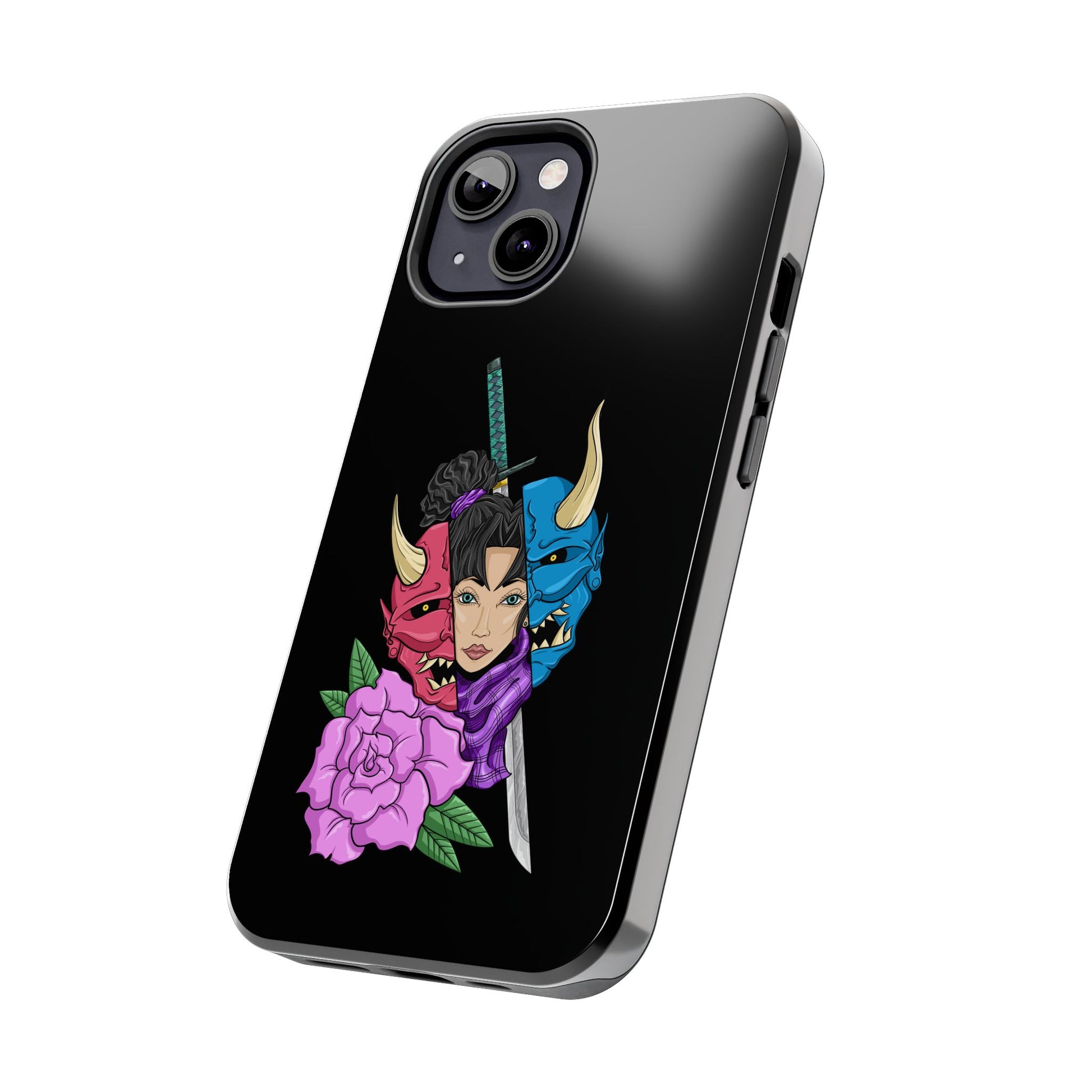 Girl Behind The Mask Tough Phone Case