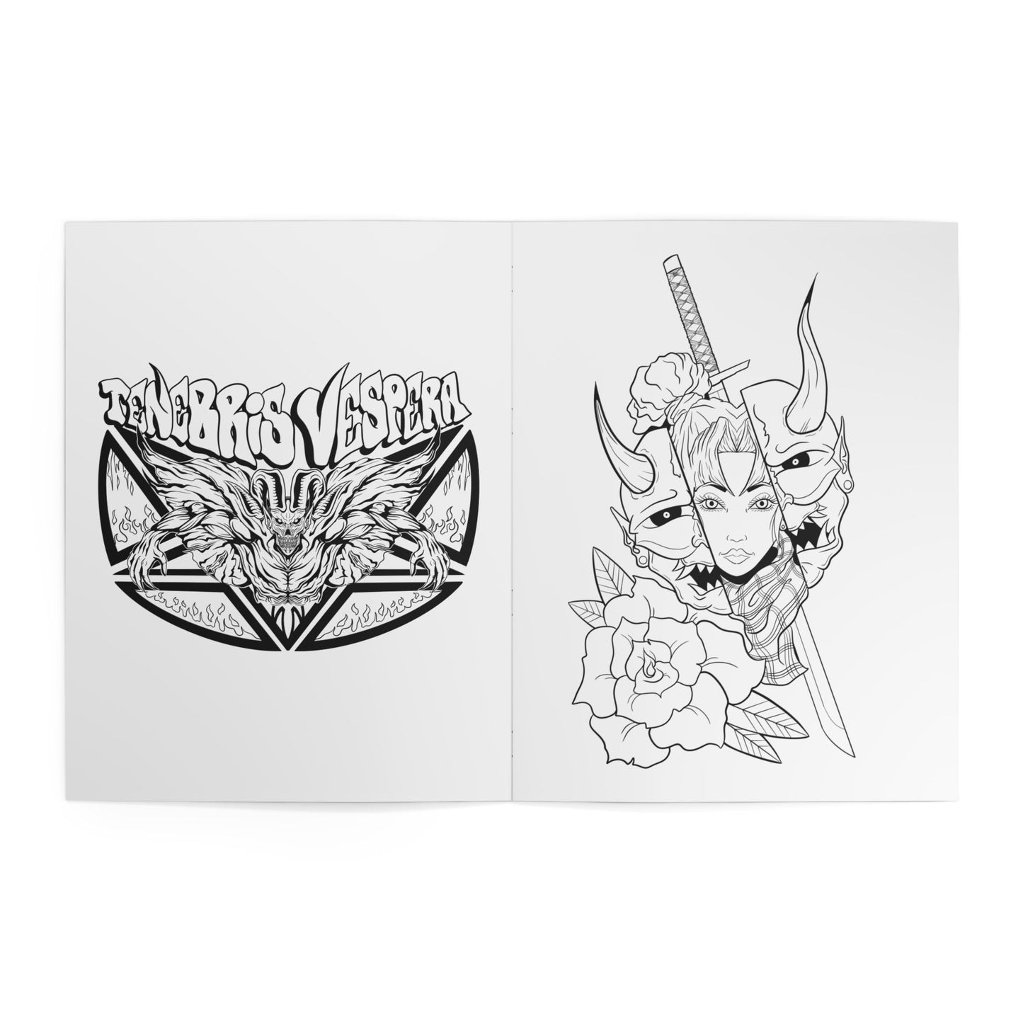 Tenebris Vespera Designs Coloring Book