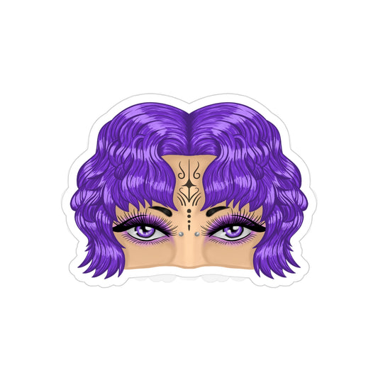 Mesmerizing Eyes Peeking Sticker