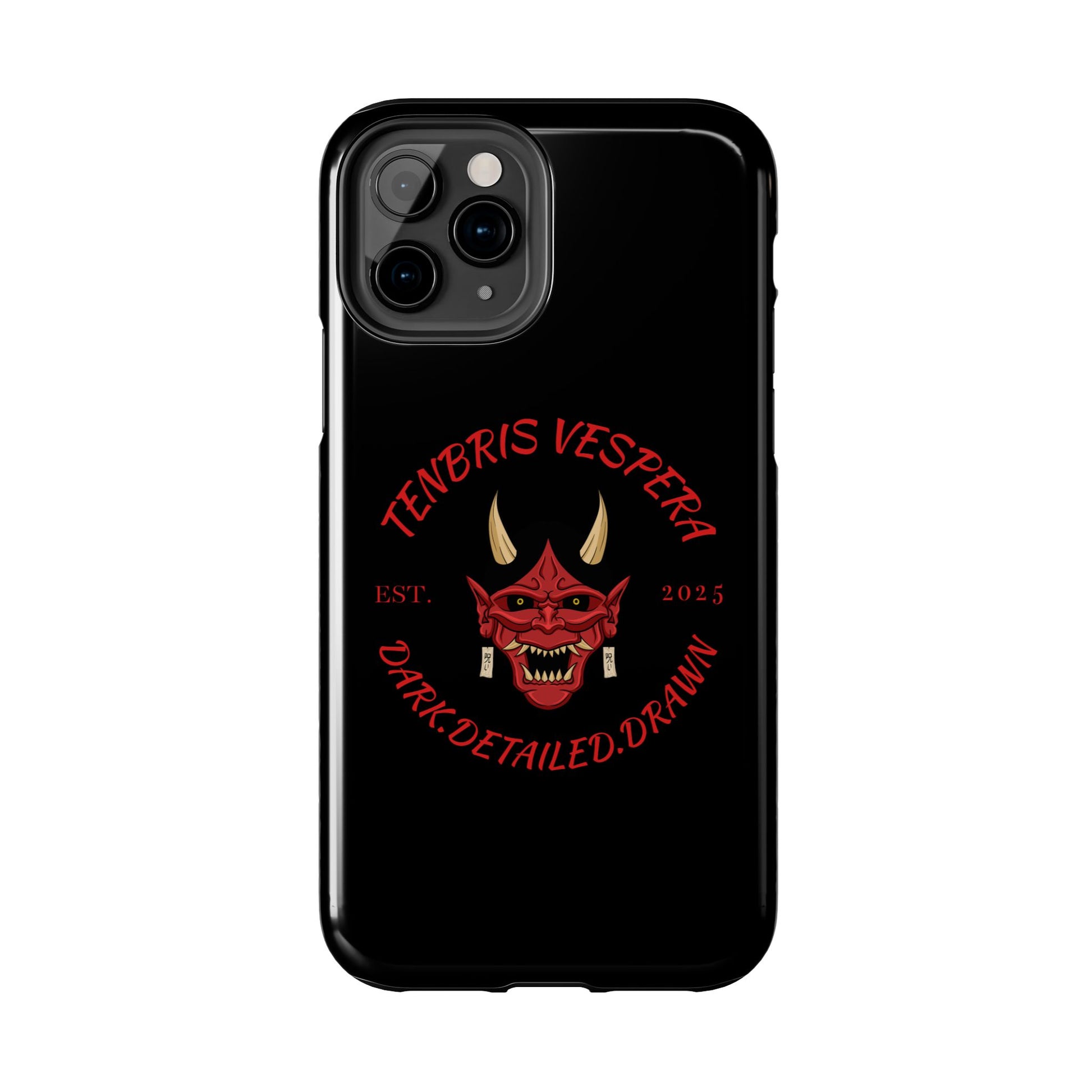 Red Oni Tough Phone Case