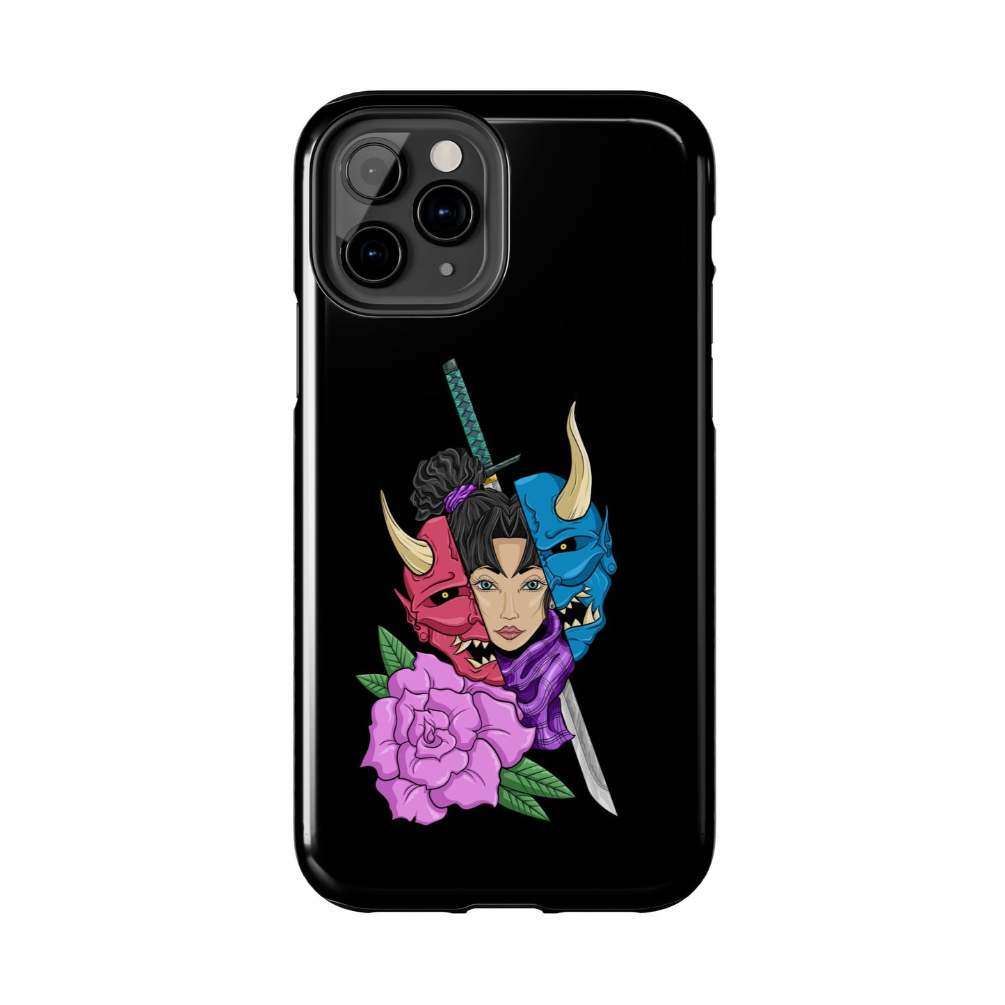 Girl Behind The Mask Tough Phone Case