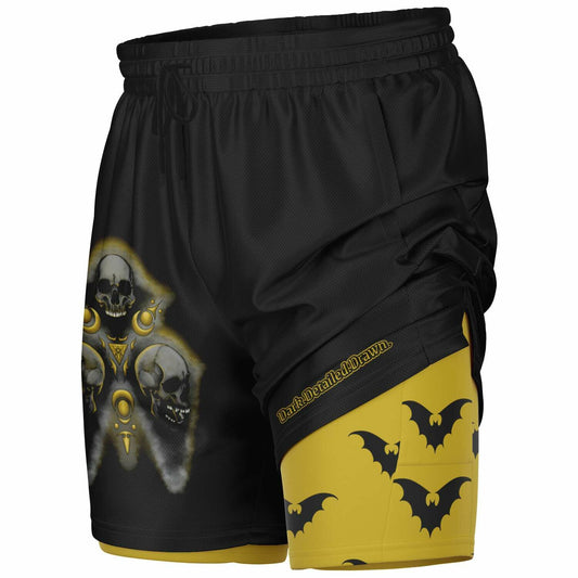 Golden Trifecta Men's 2-in-1 Shorts
