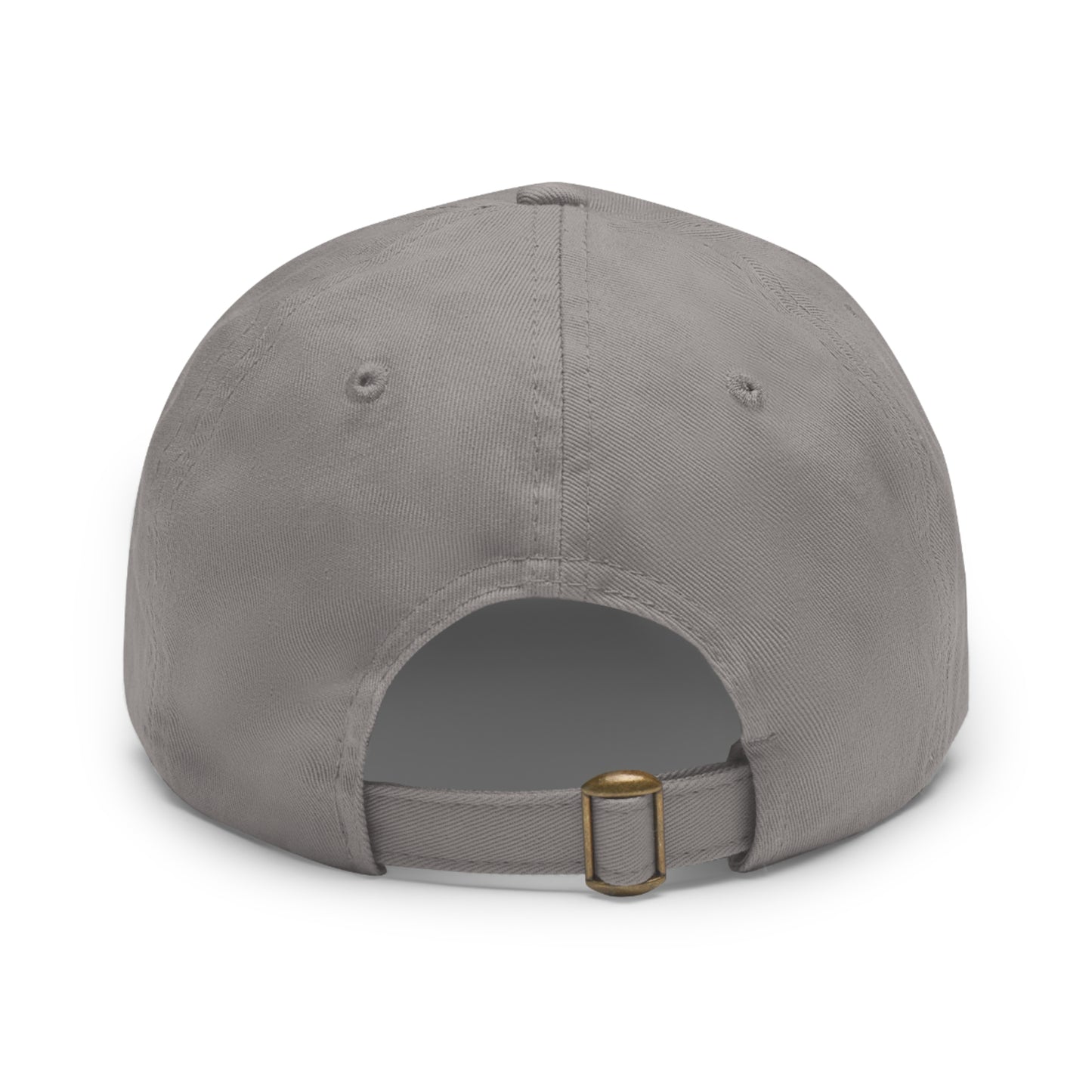 Red Oni Leather Patch Dad Hat