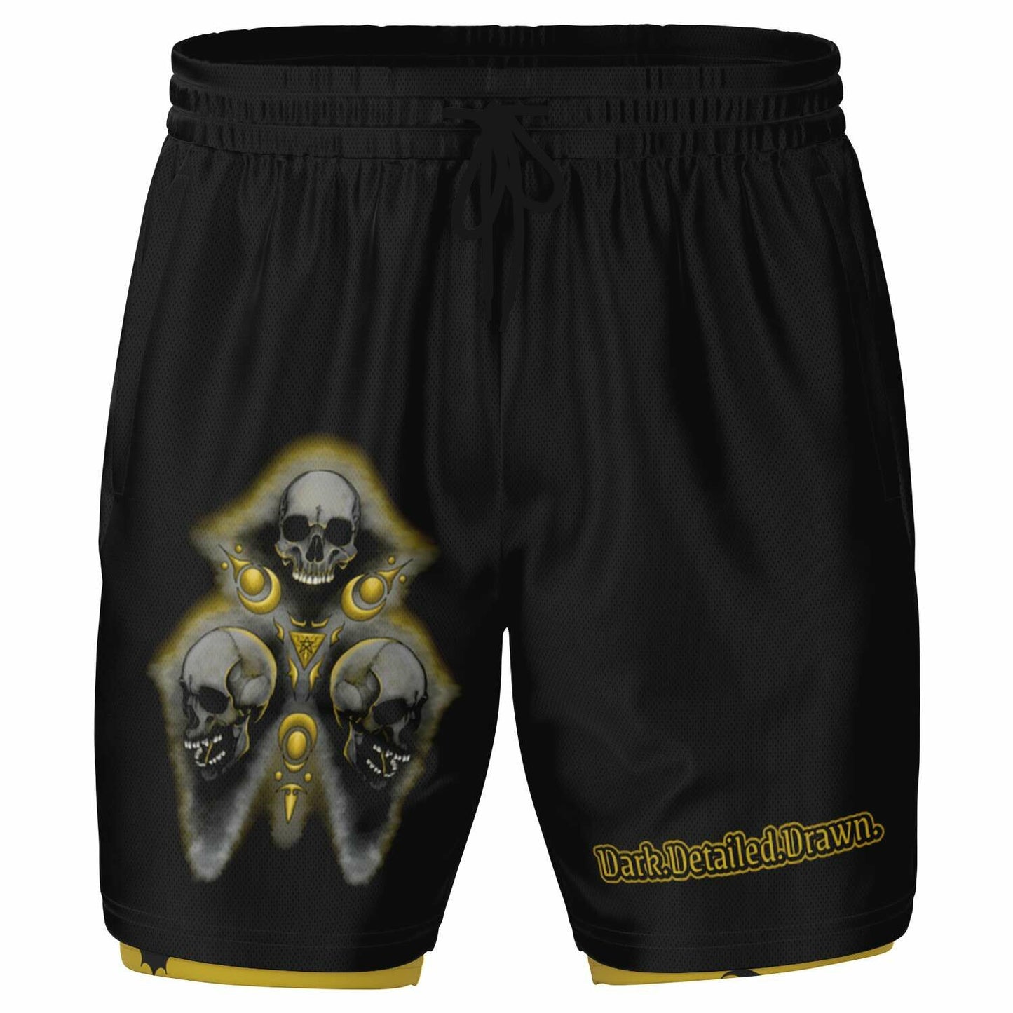 Golden Trifecta Men's 2-in-1 Shorts