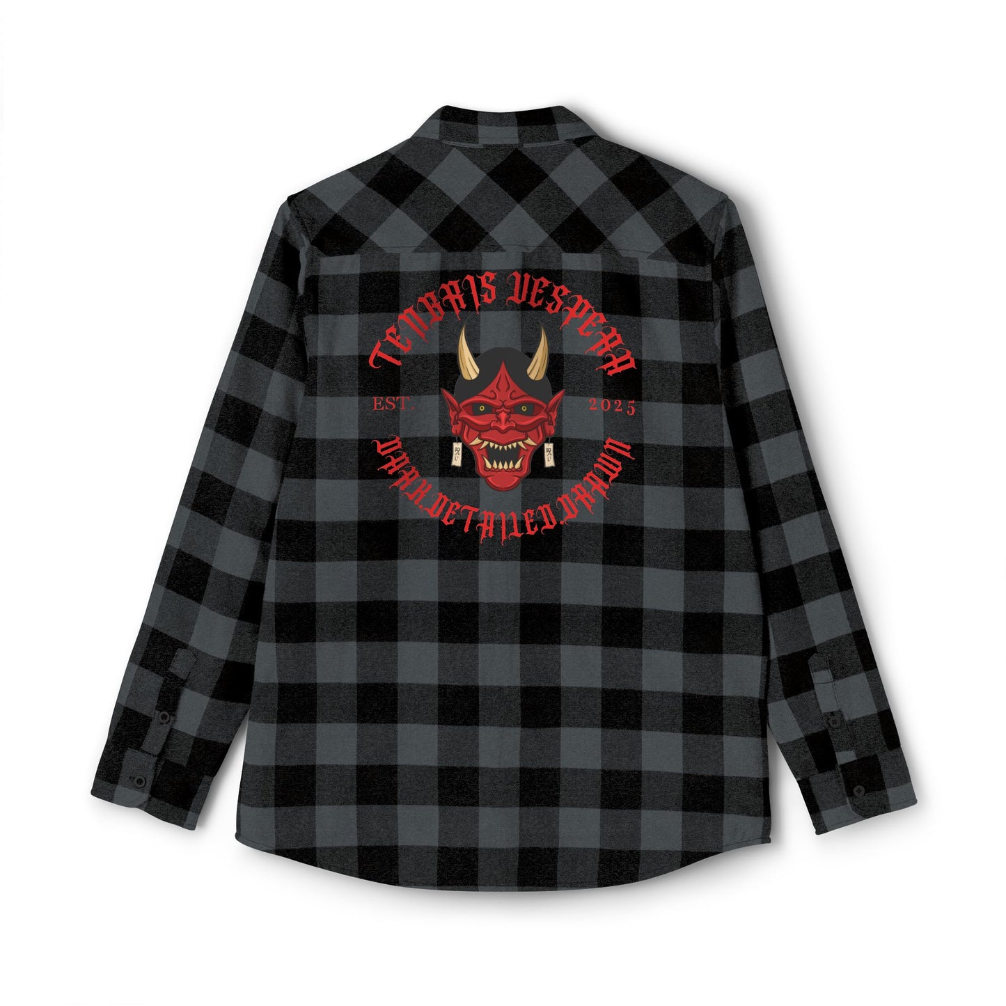Red Oni Unisex Flannel Shirt