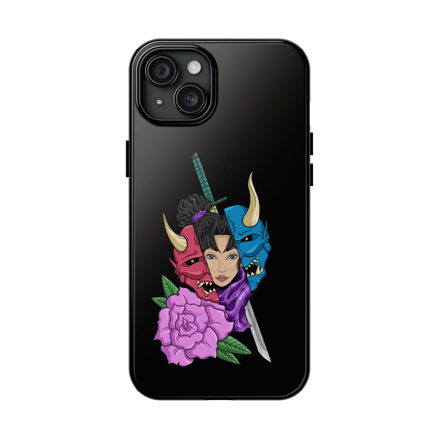 Girl Behind The Mask Tough Phone Case iPhone 15 Plus