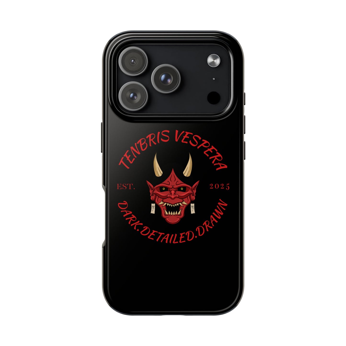 Red Oni Tough Phone Case iPhone 17 Pro