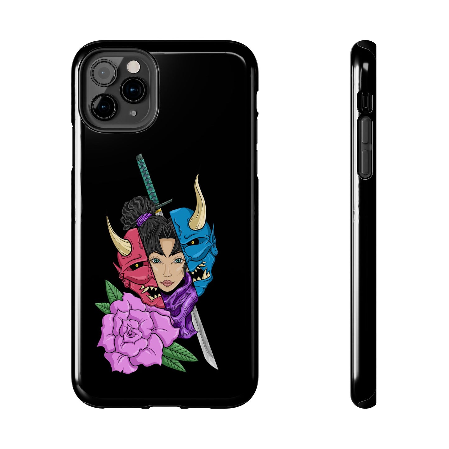 Girl Behind The Mask Tough Phone Case
