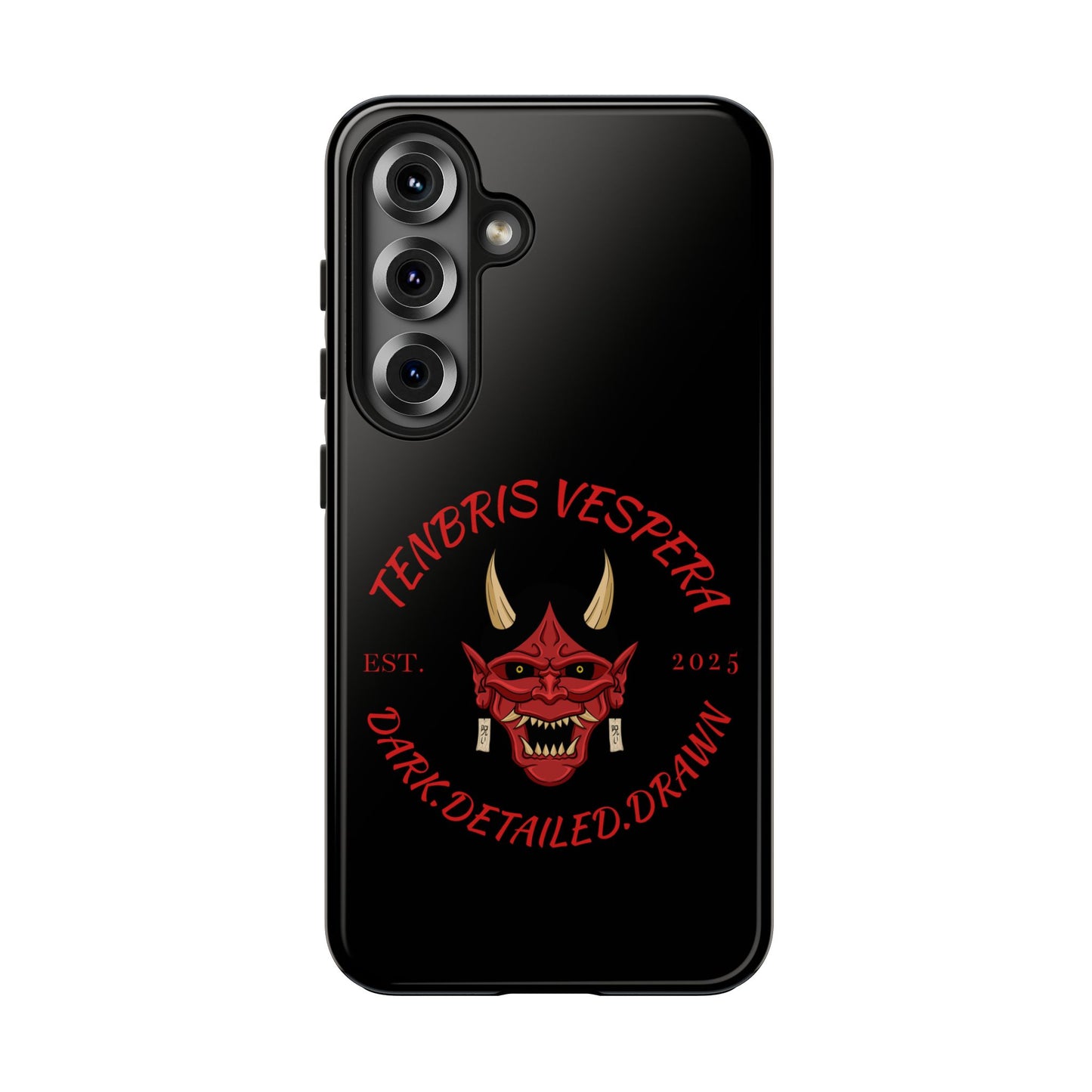 Red Oni Tough Phone Case Samsung Galaxy S25