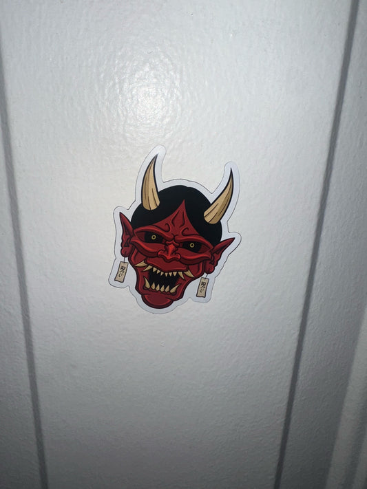 Red Oni Magnet